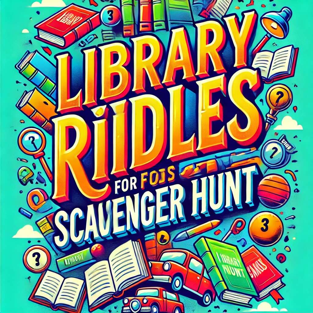 library riddles for scavenger hunt