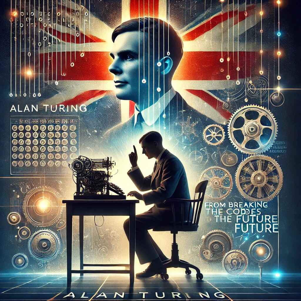 Alan Turing The Father of Modern Computing Poster