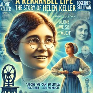 Helen Keller An inspiration story poster